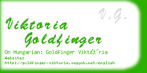viktoria goldfinger business card